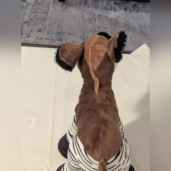 Webkinz Okapi - No Code. 10 Inches. Fair Condition. - Picture 4 of 9